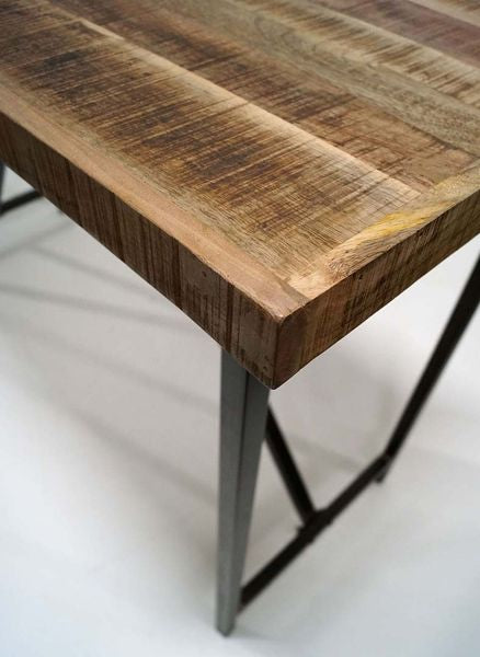 RAJA, Stehtisch Holz-Metall Industriedesign