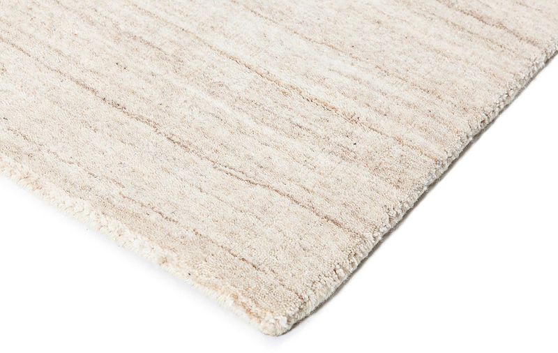 Teppich RUBI beige Viskose-Wolle viele Größen