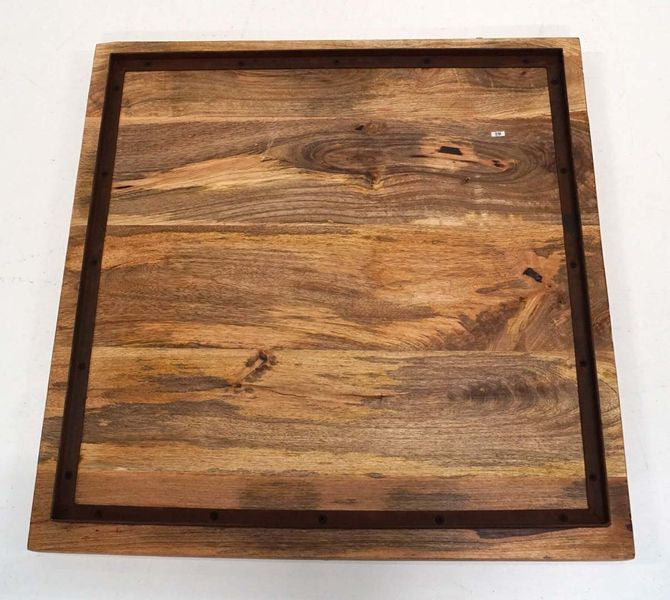 CLEO-Tischplatte 70*70*3 cm quadratisch natur Holz