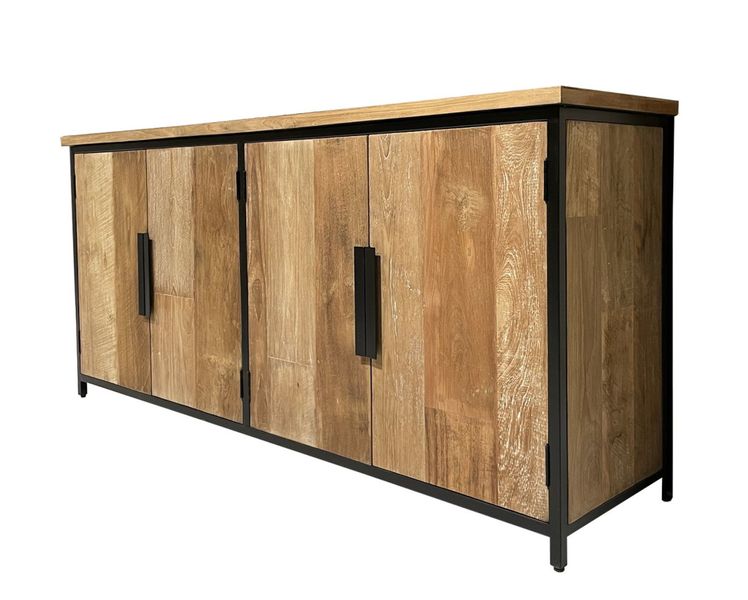 TOM, Industriedesign Sideboard Holz Metall, große Anrichte