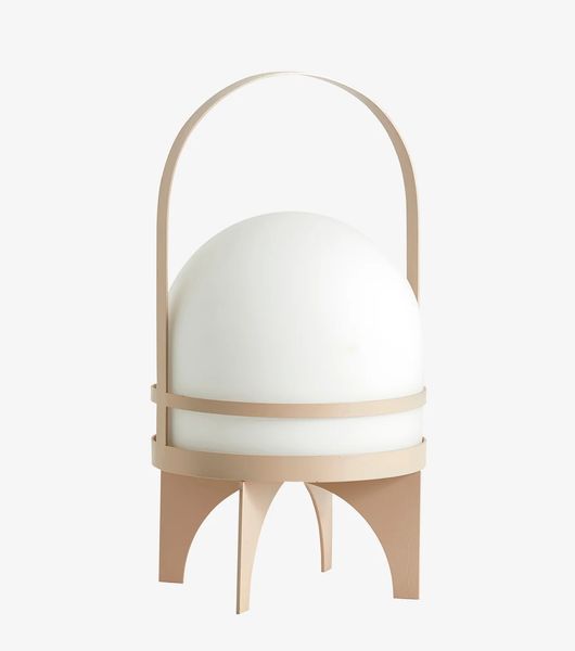 TOTO, tragbare LED-Lampe-Tischlampe beige, Outdoor Lampe