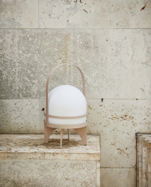 TOTO, tragbare LED-Lampe-Tischlampe beige, Outdoor Lampe