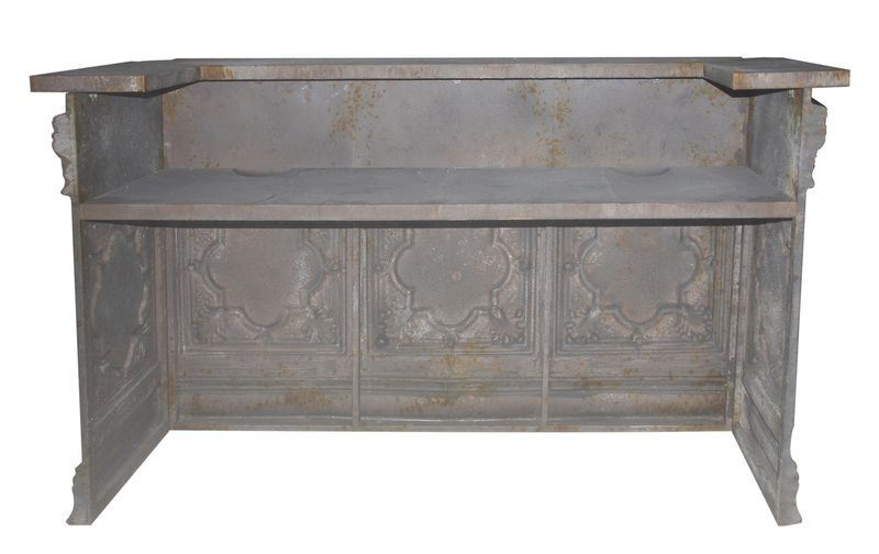 ULLA, Ladentresen, Verkaufstresen, Tresen, Bar, Theke shabby weiß-creme