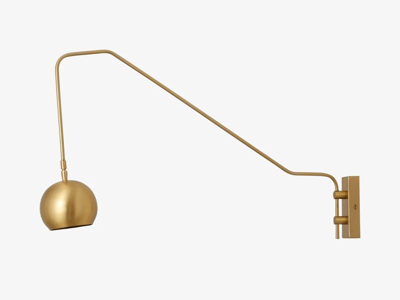 ENA, Stylische Wandleuchte gold verstellbar