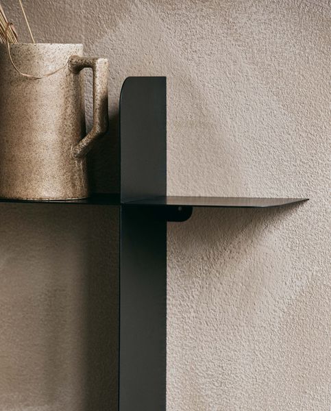 MONA, Wandregal Metall schwarz