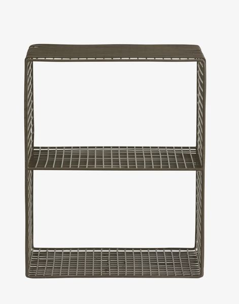 UNO, Wandregal Metall, Wandbox grün & kleines Standregal