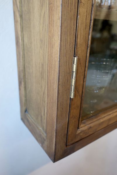 Matz Möbel Holz natur Wandvitrine SISSI, Hängevitrine Landhausstil