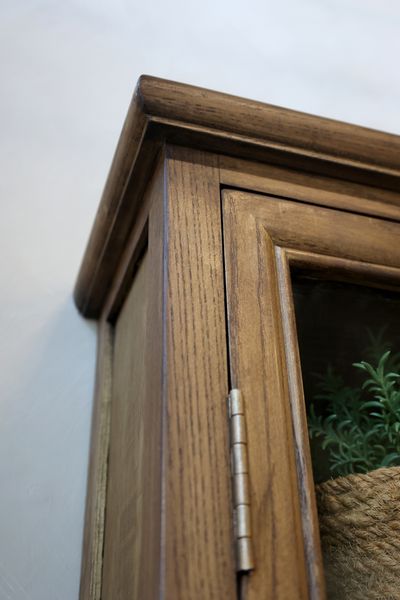 Matz Möbel Holz natur Wandvitrine SISSI, Hängevitrine Landhausstil