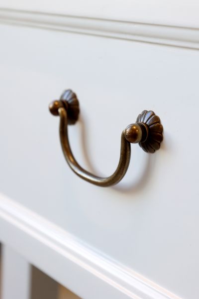 MIMI, Konsolentisch weiß Recyclingholz im Landhausstil