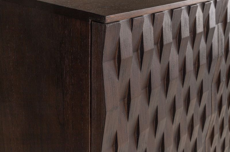 NALA, Hochbeiniger Wohnzimmerschrank H 119 cm, stylisches Highboard