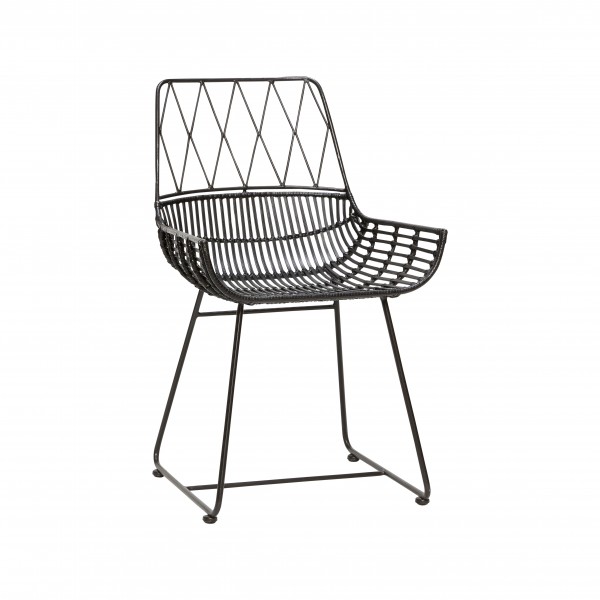 Stuhl Metall Schwarz Möbelideen Stuhl Rattan Metall Schwarz 002