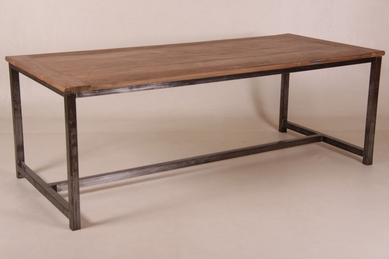 NINA, Tisch Holz Metall Industriedesign Esstische Esstisch Holz Metall Design ~ NINA, Tisch Holz Metall Industriedesign Esstische