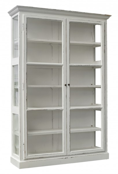 Vitrinenschrank weiß, Buffet Landhausstil Landhausmöbel Aufbewahrung Vitrinenschrank weiß, Buffet Landhausstil Landhausmöbel Aufbewahrung